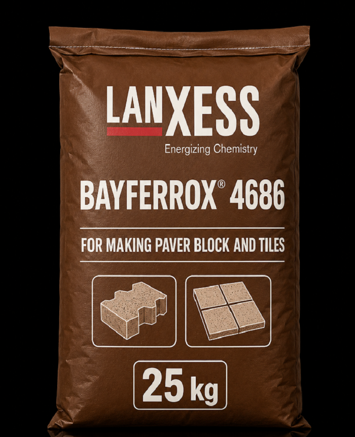 Lanxess Red & yellow Iron Oxide pigments  Bayferrox Lanxess Color Pigment, 20 kg, Blue Lanxess Iron Oxide Pigment, Box, 10 kg